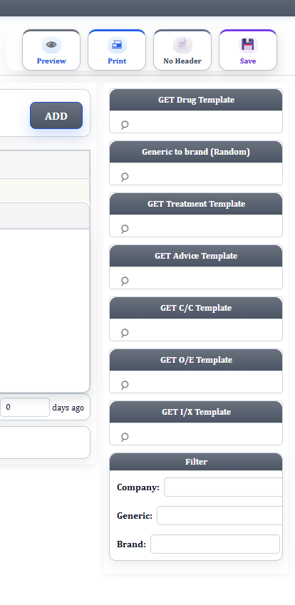 Prescription software screenshot 4